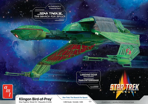 Abbildung eines Klingonischen Bird of Prey aus der Serie/Filmen Star Treck